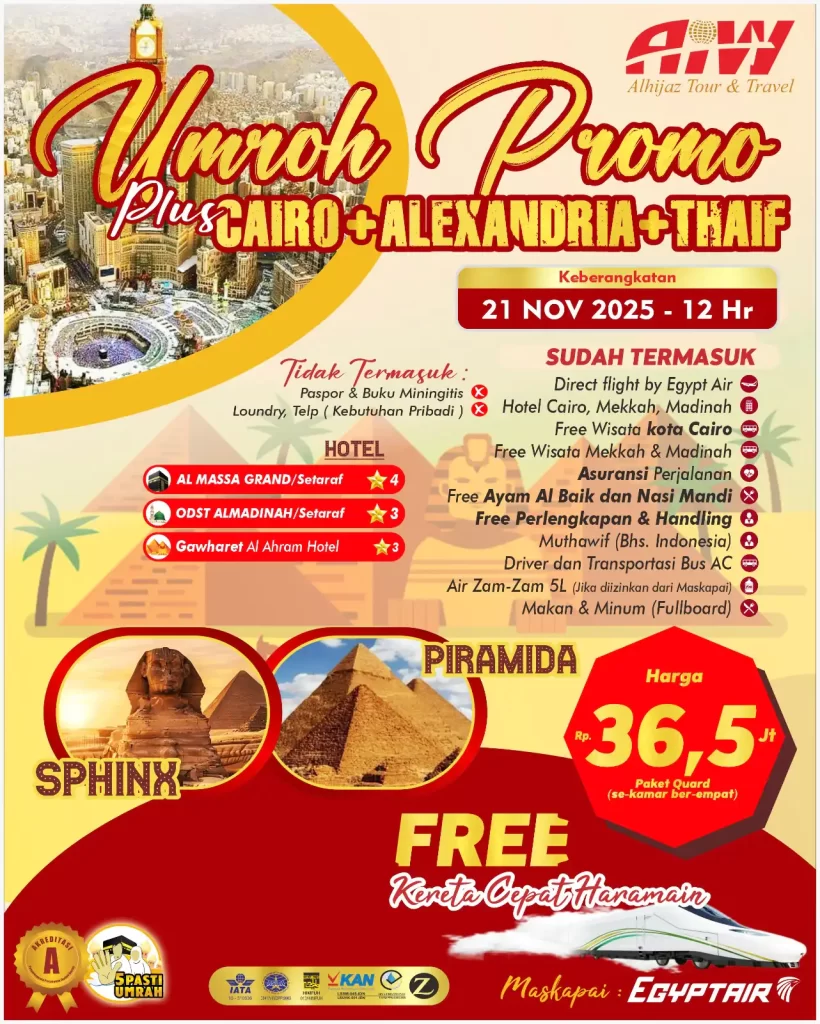 Umroh Plus Cairo Alexandria