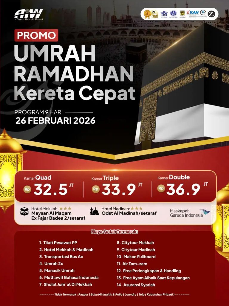 Paket Umroh Ramadhan Plus Kereta Cepat